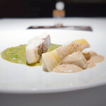 Takumi - 大分豊後水道 天然甘鯛のポワレ 芹のクリームソース