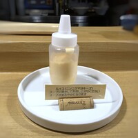 ビストロ アンヴェール - ◆卓上に置かれた「ルイユ（ニンニクマヨネーズ）」・・ブイヤベースには欠かせない調味料です。 途中で足しましたら、あら不思議、コクが加わると共に「スープドポアゾン」に似た風味に。