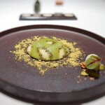 Takumi - ライムリーフのソルベはすっきりと爽やかな味わいでした。