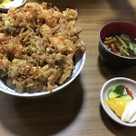 Donhyara - かき揚げ丼　900円