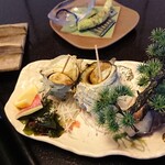 福松荘 - サザエのつぼ焼き♪&生わさび～～