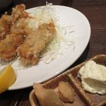 洋食かつ　兎 - カキフライ