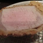 厚切りとんかつ断面