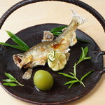 Soba Kaiseki Tachi Aigawa Yoshidaya - 鮎の塩焼き