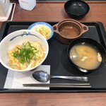 松屋 - ふあとろ玉子あんかけ朝ごはん、ライスミニ