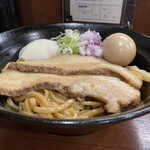 麺処 うきとみ - 油そば並(温玉1つ)  、味玉TP