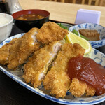 きくよし - チキンカツ定食¥850