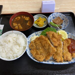 きくよし - チキンカツ定食¥850