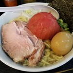 塩そば専門店 桑ばら - 丸ごとトマトの冷やし塩そば
