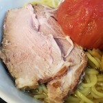 塩そば専門店 桑ばら - 丸ごとトマトの冷やし塩そば