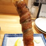 焼き鳥 ばかちん - ぶたエビ巻き