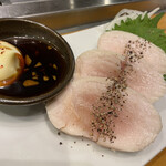 博多串焼き バッテンよかとぉ - 地鶏の厚切り生ハム¥550(税抜)