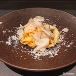 カーサ・デル・チーボ - ﾎﾜｲﾄｱｽﾊﾟﾗの冷製ﾀﾔﾘﾝにｻﾏｰﾄﾘｭﾌ