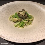 カーサ・デル・チーボ - 蝦夷あわびのバヴェッテ