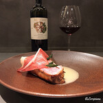 カーサ・デル・チーボ - Malvirà Roero Riserva Trinitàと仔牛のﾛｰｽ ｻﾙﾃｨﾝﾎﾞｯｶ