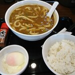 CoCo壱番屋 - カレーうどん ＋ ライス ＋ 半熟玉子  ¥890（税込）