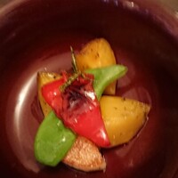 ピッツェリア ロマーナ ジャニコロ - キタアカリの釜焼きローズマリー添え