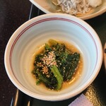 福松荘 - ほうれん草のおひたし