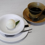 Sanku - 柚子シャーベット、コーヒー