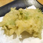 天ぷら処 こさか - 鯵梅肉はさみ揚げ