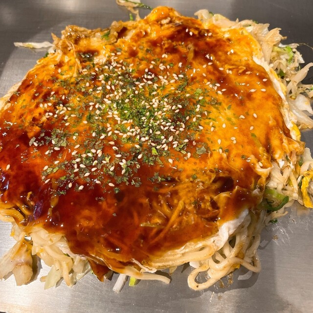 広島焼 ながい 肥後橋 お好み焼き 食べログ