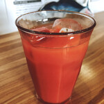 ピッツェリア ジターリア ダ フィリッポ - ブラッドオレンジジュース