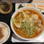 Tenshan Feiwei - 天香　薬膳クロレラ入り翡翠麺セット（ランチ）