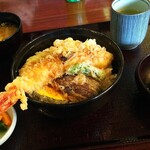 レストランルピナス - 大エビ天丼￥1200