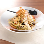 Shinshu Pork and Local Mushroom Peperoncino with Original Shichimi Flavor