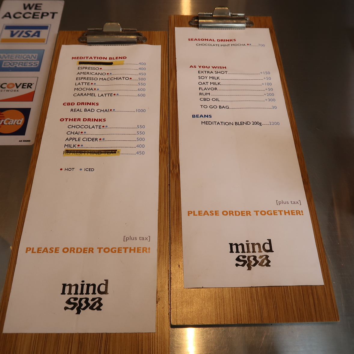 メニュー写真 : マインドスパ （mind spa） - 小伝馬町/カフェ | 食べログ