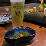 魚沼釜蔵 - 地ビールとお通し