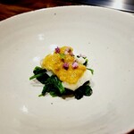 温石 - 駿河 伊勢海老と天然クレソン 伊勢海老味噌ソース