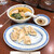 上海餃子 りょう華 - 料理写真:上湯半麺水餃子セット（950円）