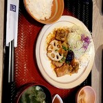 大戸屋ごはん処 - サバの竜田揚げ香味ネギソース(ご飯小)