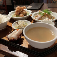 月居 赤坂 - 一湯三菜定食。
