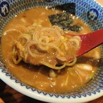 別邸 たけ井 - つけ汁の具材たち