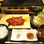 牛処 慶 - ハラミ焼肉定食 1,000円