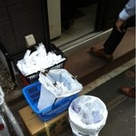 吾妻家 - おしぼりサービス