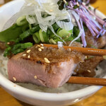MARCO - ₍₍ ( ๑॔˃̶◡ ˂̶๑॓)◞♡ステーキ丼叉焼