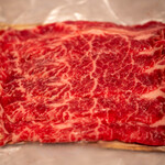 肉の中條 - 2021.4 黒毛和牛 ミスジ（100g 626円）