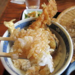 Itako Sarashina - 丼つゆが染みた飯･･･旨い。