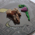 志摩観光ホテル　ベイスイート - 黒鮑のステーキ