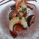 志摩観光ホテル　ベイスイート - 伊勢海老のソテー