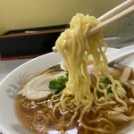 味楽 - チジレ細麺