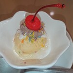 レストラン山水 - 用意してくださったデザート