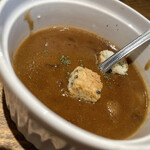 ブロッサムヒル - スープですが、ビーフシチューの様です。