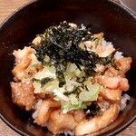 らーめん 柊 - 鶏ユッケ丼　ミニ