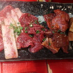 たまには焼肉 - 晩酌セットのお肉