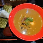 楽山 - 令和3年6月
カレーラーメン(おにぎり付) 700円