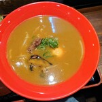 楽山 - 令和3年6月
カレーラーメン(おにぎり付) 700円